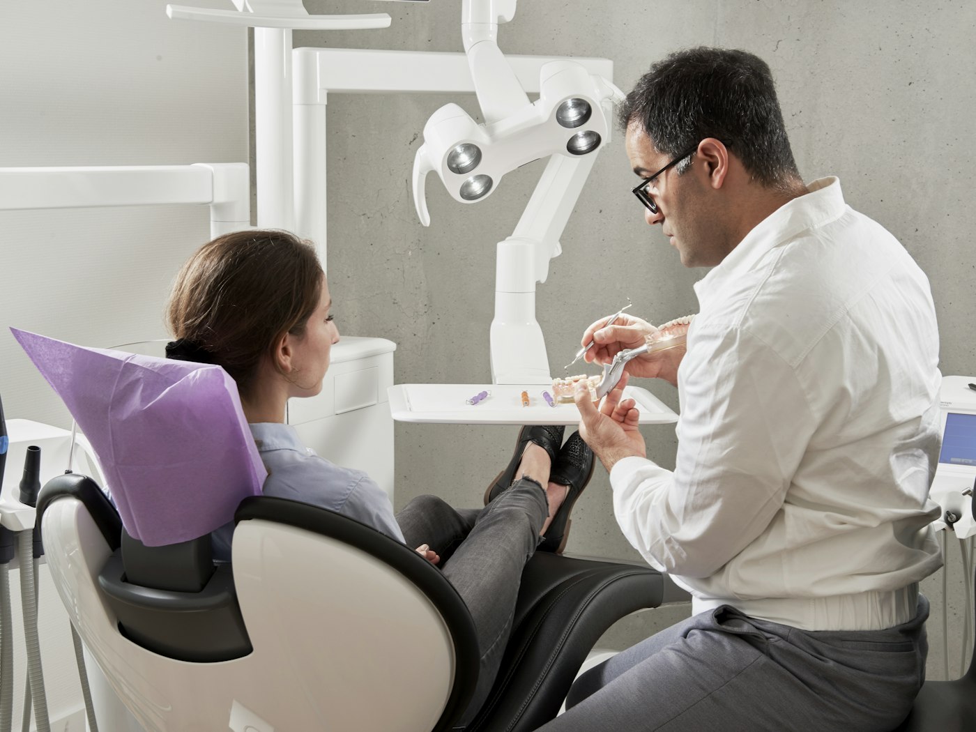 Behandlung am Patienten